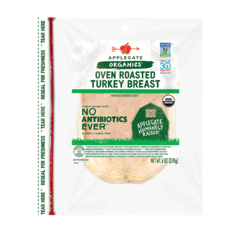Applegate Farms_Organic Sliced Turkey Breast