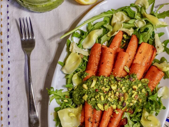 Waste-Less Carrot Pesto