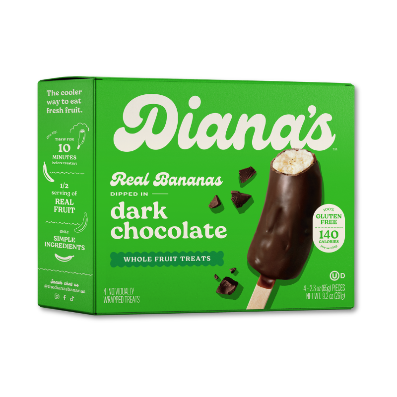 Diana's Chocolate Banana Halves